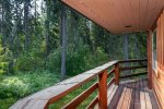 Beaver Lake Luxury Cabin features 2nd & 3rd floor decks with 360 views of the beautiful Montana forest.